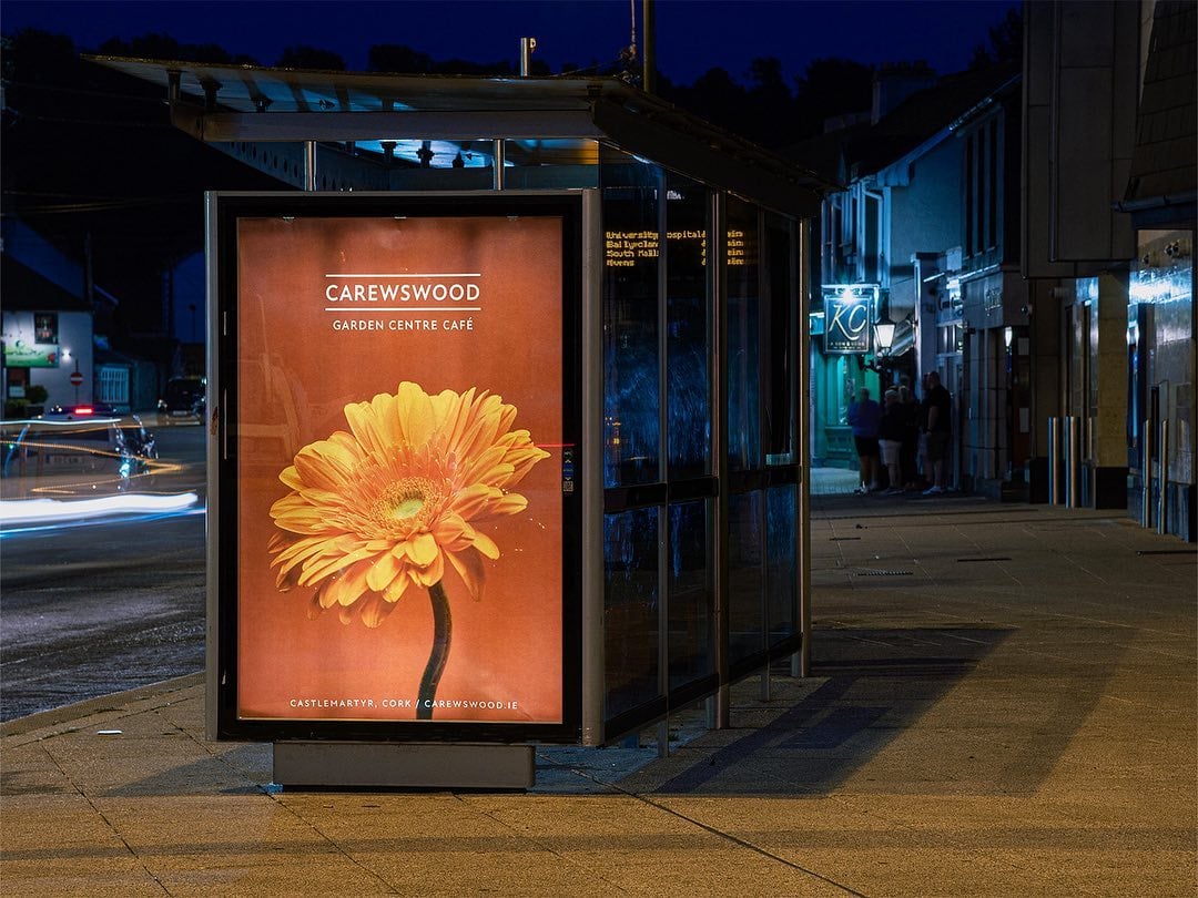 Our latest work for @carewswoodgardencentre_cafe has come into bloom around Cork this week ��The